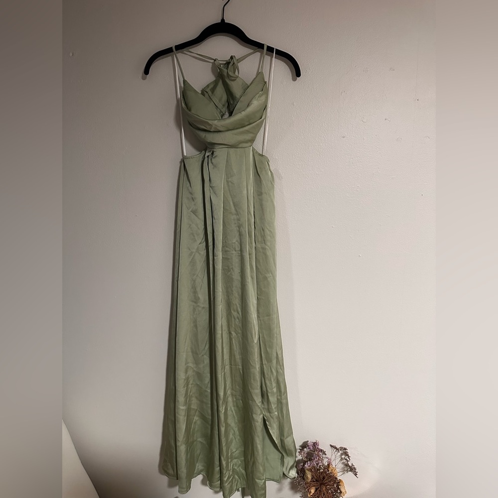 Sage Green Wedding Guest Dress